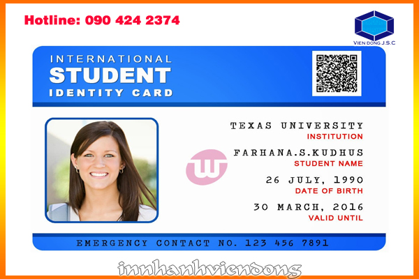 print student ID card in Ha Noi